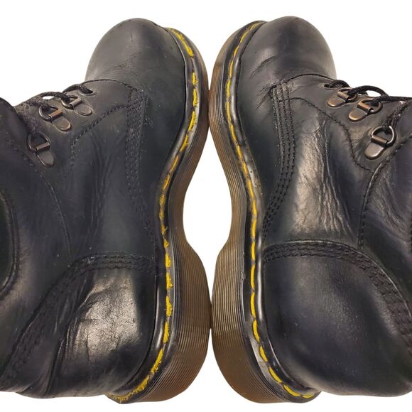DR. MARTENS Boots 7735 Men Size UK 5 US 7 Black Steel Toe Combat MADE IN ENGLAND main image 14